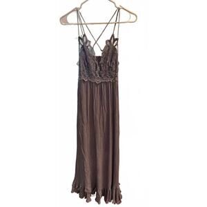 Free People FP One Lace Boho Maxi Dress